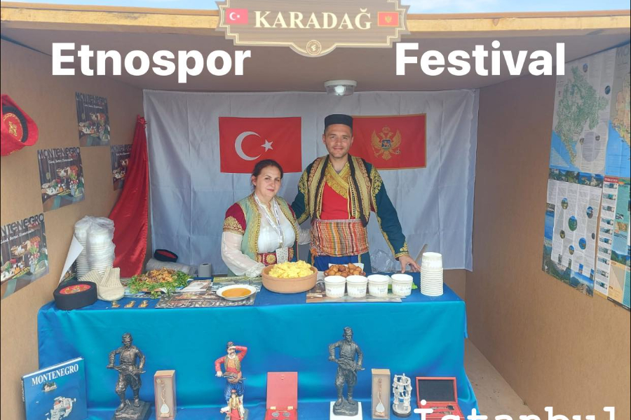 Suad Dizdaveric  İstanbul’da Etnospor Kültür Festivalinde Karadağ Kültürünü Tanıttı