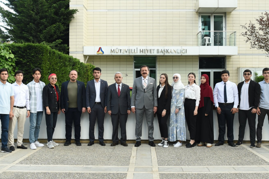 TOBB ETÜ Taşkent Üniversitesi Öğrencileri TOBB Başkanı İle Tanıştı