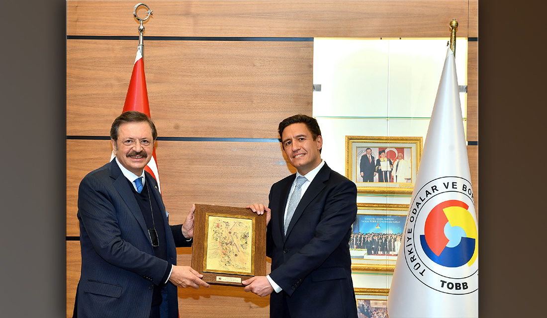 Hisarcıklıoğlu, Bulgaristan’ın Ankara Büyükelçisi Cholakov ile görüştü