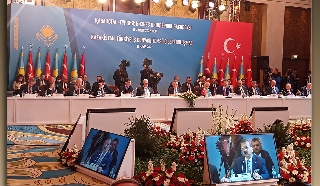 Hisarcıklıoğlu, Kazakistan-Türkiye İş Dünyası Temsilcileri Buluşması’na katıldı